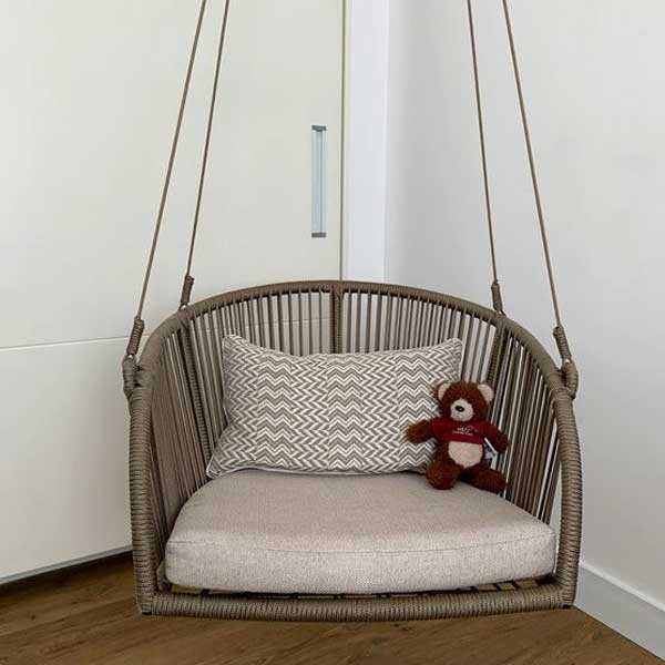 Outdoor Furniture Braided & Rope Swing - Poltrona