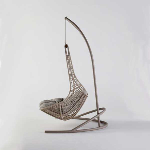 Outdoor Furniture Braided & Rope Swing - Valerie