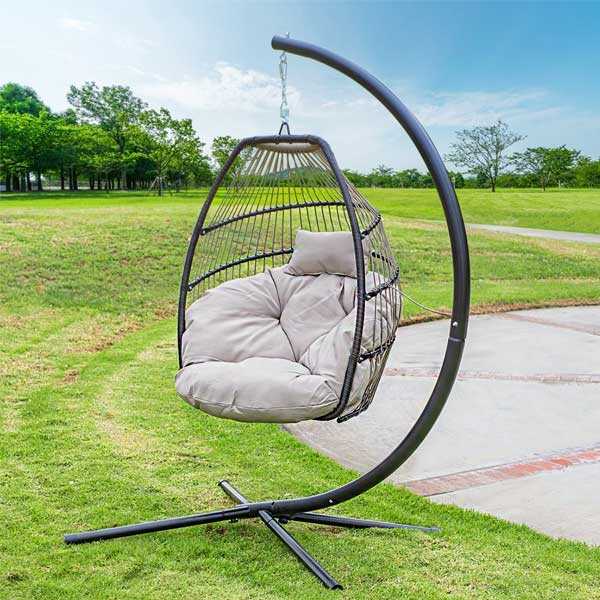 Outdoor Furniture Braided & Rope Swing - Wing Light