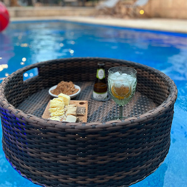 Outdoor Wicker Floating Tray - Bellrose