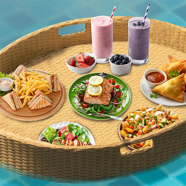 Outdoor Wicker Floating Tray - Bonhomie
