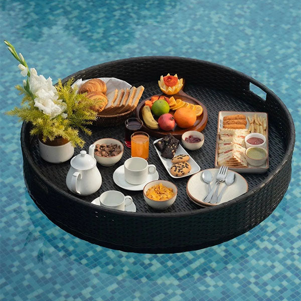 Outdoor Wicker Floating Tray - Verona