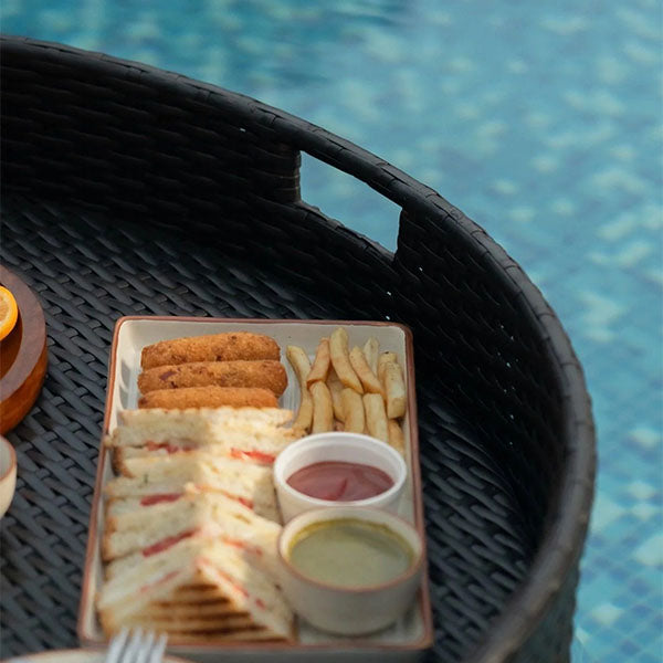 Outdoor Wicker Floating Tray - Verona
