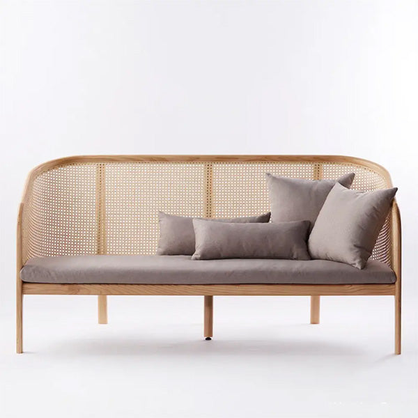 Wooden Cane & Rattan Furniture - Sofa Set - Ornated Seat