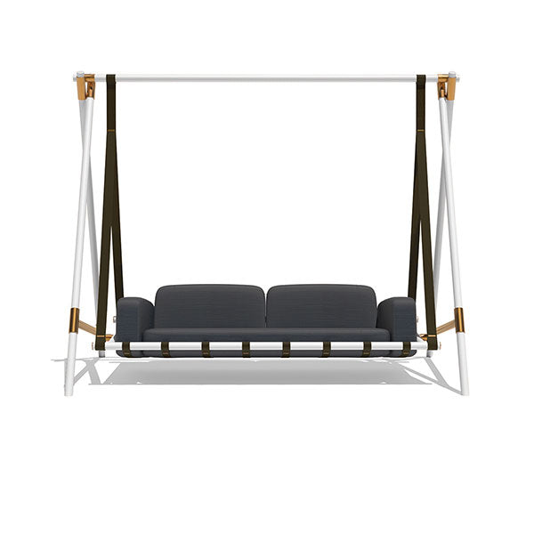 Hanging Swing, Balcony Swing, Garden Swing Chair- Lancy Single and Double Seater- With - Stand - Braided & Rope