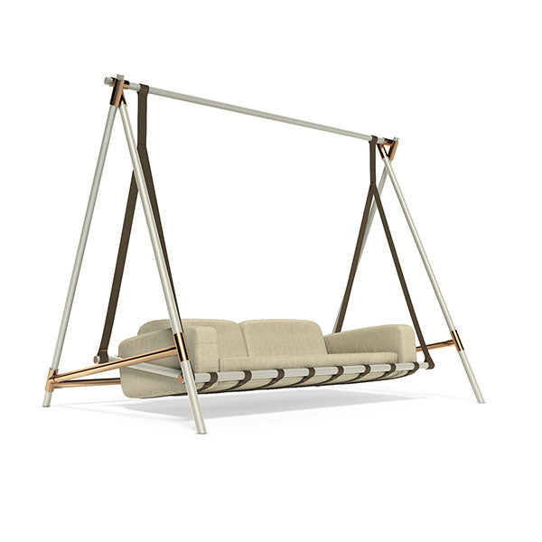 Hanging Swing, Balcony Swing, Garden Swing Chair- Lancy Single and Double Seater- With - Stand - Braided & Rope