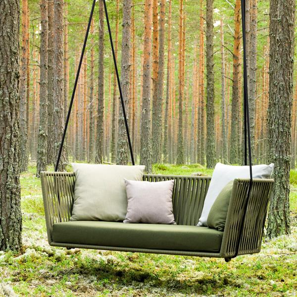 Hanging Swing, Balcony Swing, Garden Swing Chair- Undulate Single and Double Seater- With - Stand - Braided & Rope