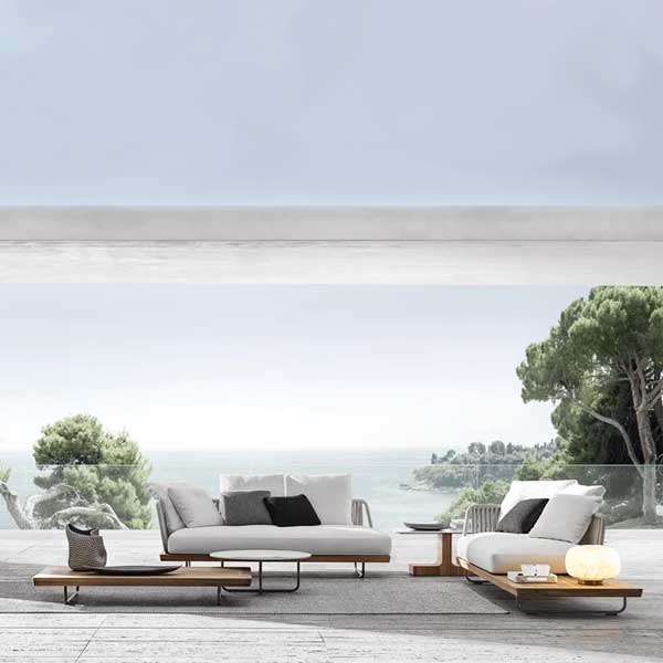 Luxurious Outdoor furniture - Buy Affordable 5 seater Outdoor Braid Rope sofa set with centre table - Buy Outdoor Sofa - Sunray From LUXOX INDIA - Outdoor Lounge Chair for garden, terrace and balcony