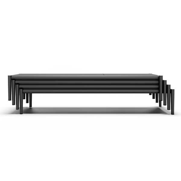 Outdoor Wood & Aluminum - Sun Lounger - Cara Prime