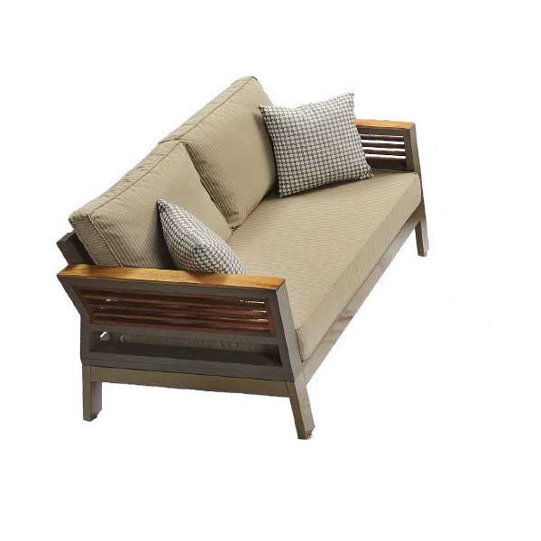 Outdoor Wood & Aluminum - Sofa Set - Moroccan