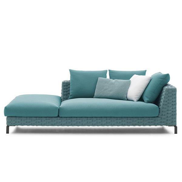 Outdoor Braided & Rope Sofa - Maral