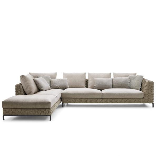 Outdoor Braided & Rope Sofa - Maral