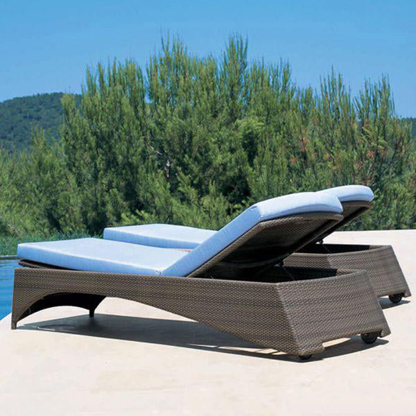 Outdoor Wicker Sun Lounger - Tropic