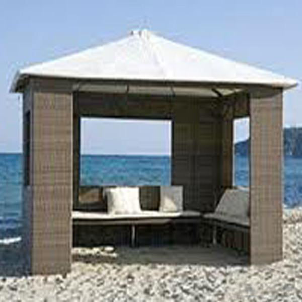 Outdoor Wicker Cabana & Gazebo - Atlantic