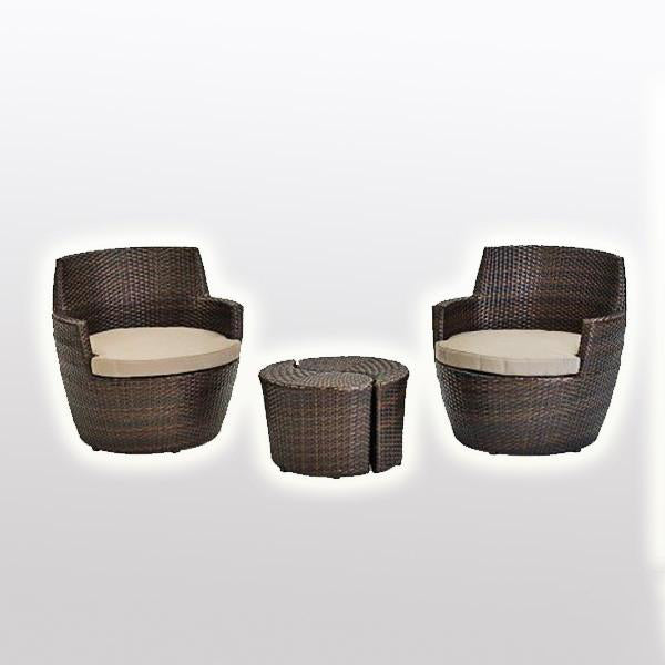 Outdoor Wicker - Stackable Set - Orient