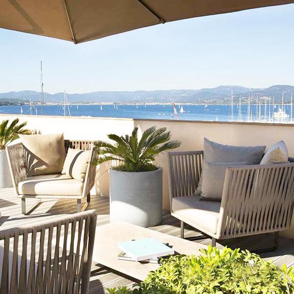 Outdoor Braided & Rope Sofa - Undulate