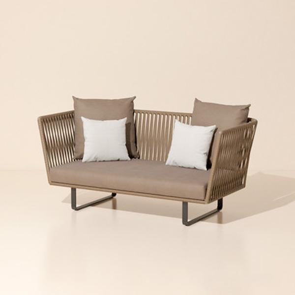 Outdoor Braided & Rope Sofa - Undulate